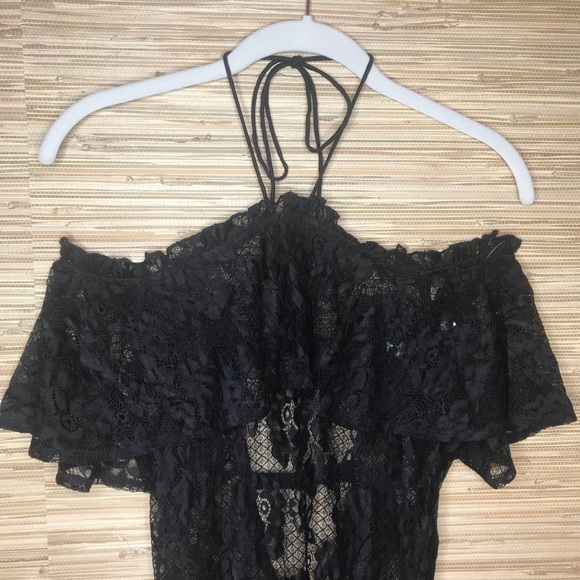 Ark’n Co Black Lace Bodysuit - Picture 2 of 8